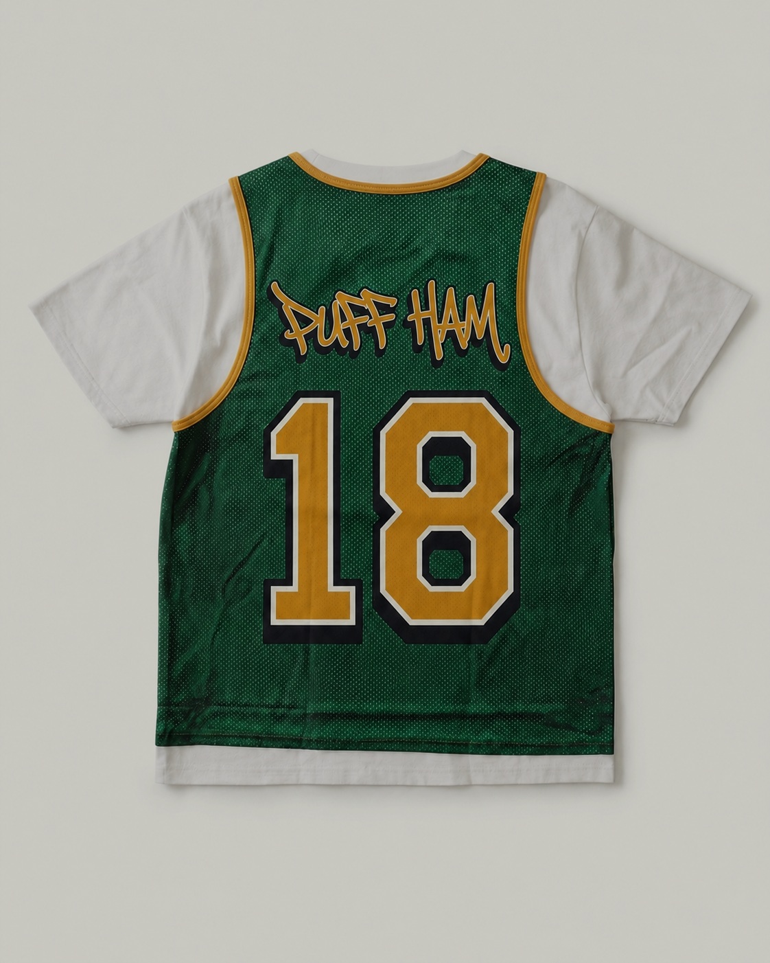 PUFF HAM Lagos Island Basketball Tee back
